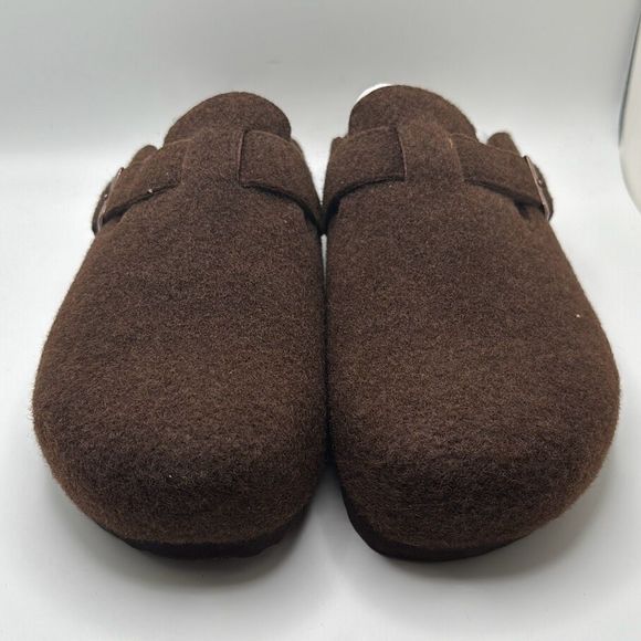 CUSHIONAIRE Womens Clog 11 BROWN WOOL - Picture 2 of 7